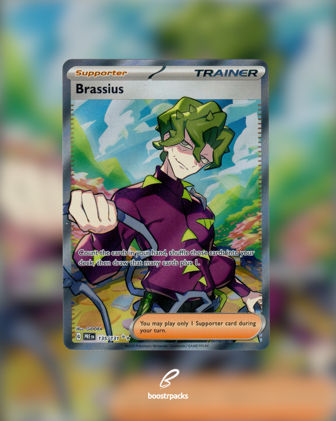 Brassius Pokemon 135/131 Prismatische Entwicklung - Boostrpacks