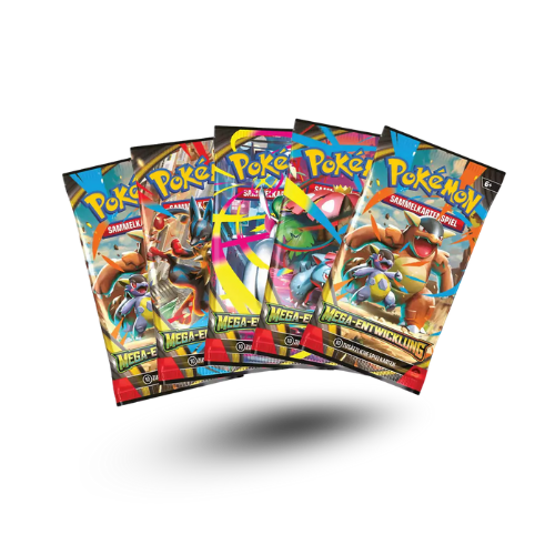Pokémon Mega-Entwicklung 5 Boosterpacks Deutsch