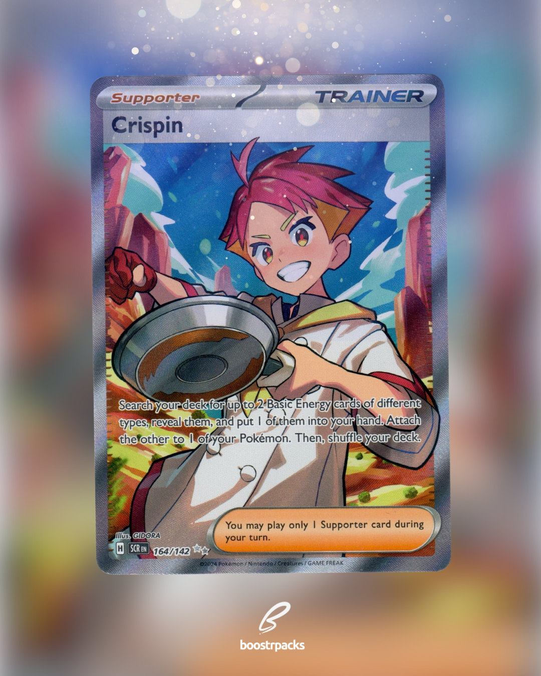 Crispin Pokemon 164/142 - Boostrpacks