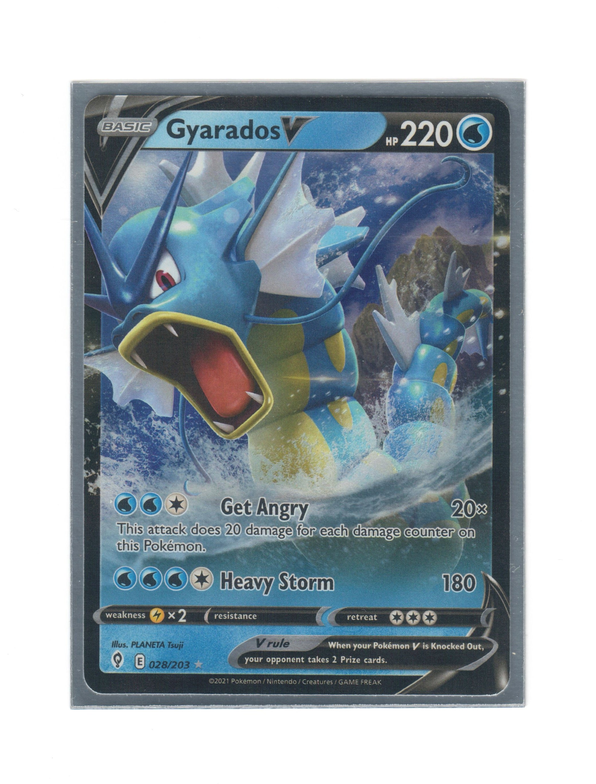 Gyarados V Pokemon Evolving Skies 028/203 - Boostrpacks