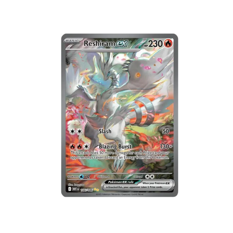 Reshiram ex WHT 166 White Flare