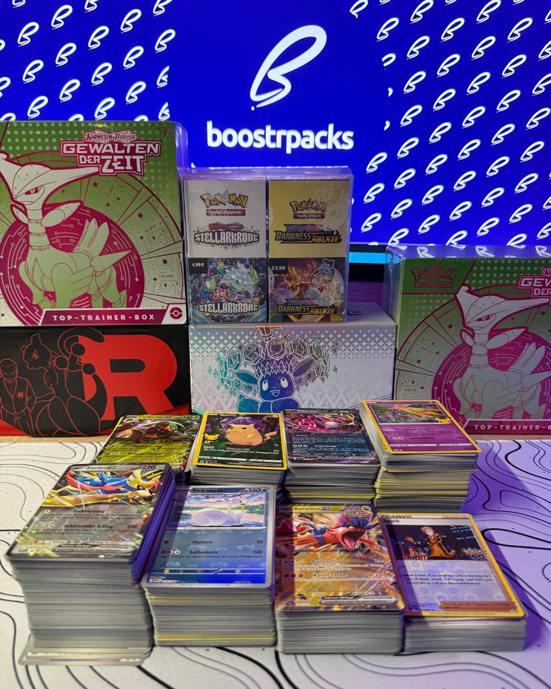 Pokémon Karten Sammlung – 200 Karten Mega Set