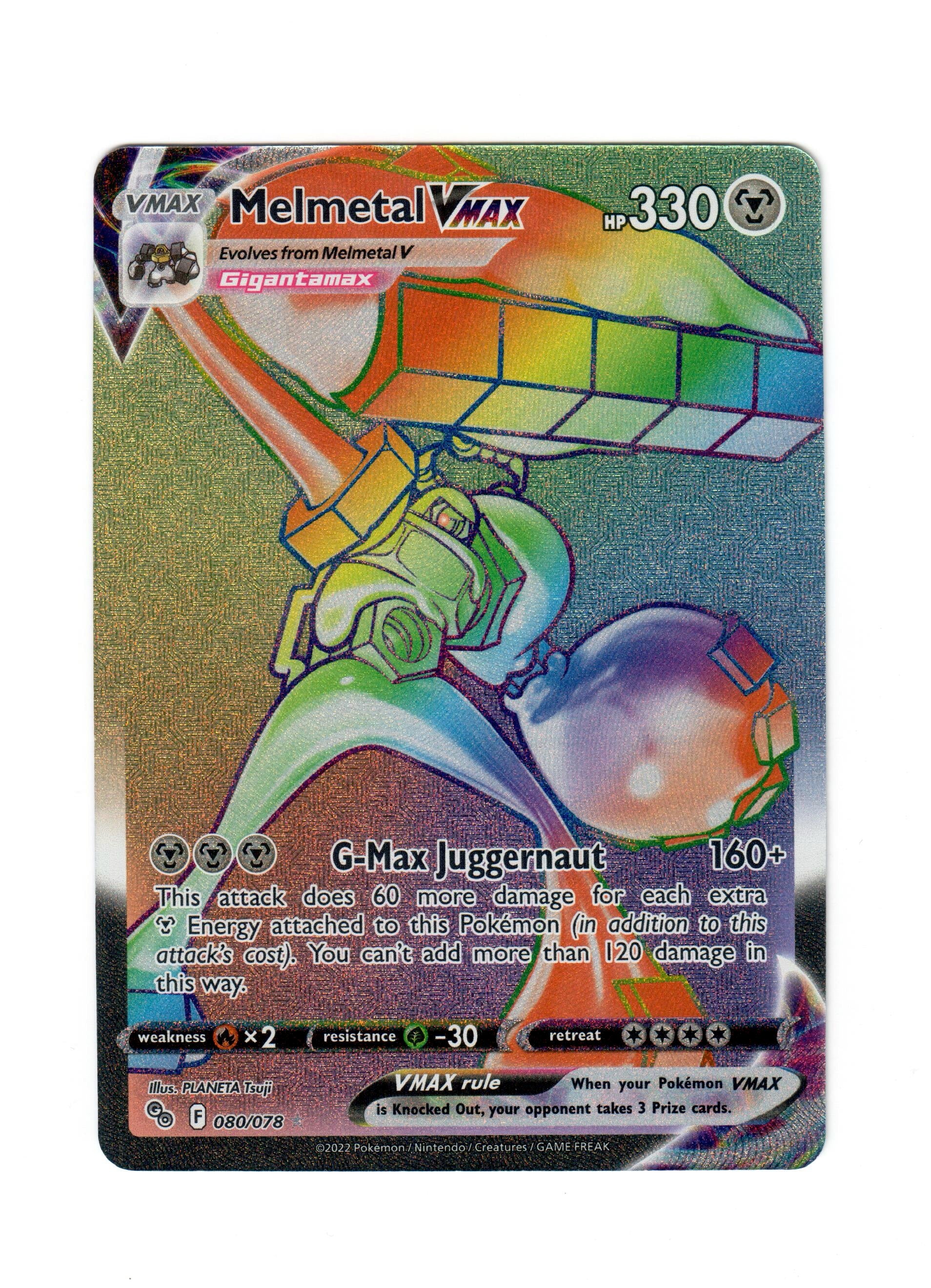 Melmetal VMAX FullArt Pokemon 080/078