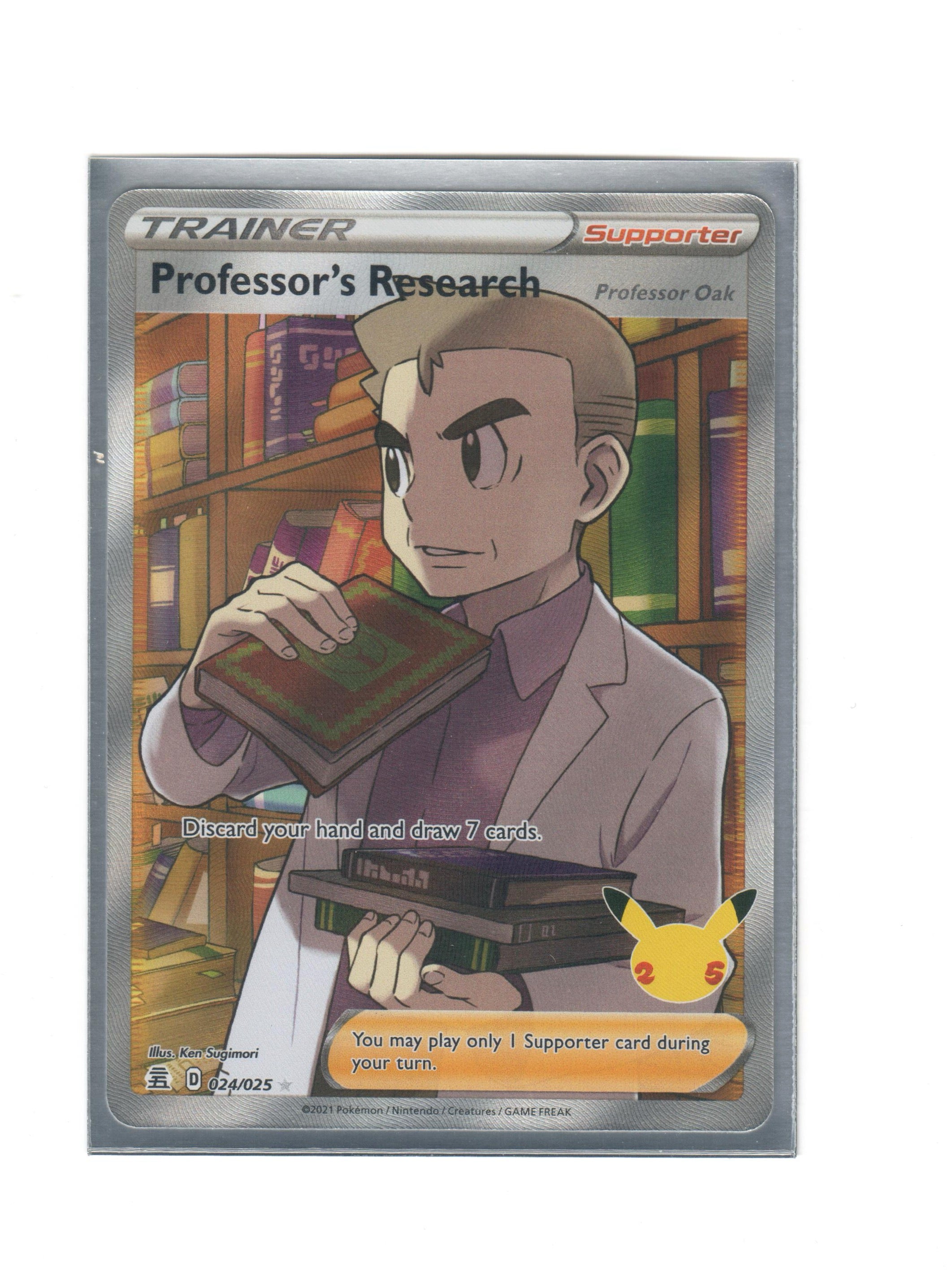 Professors Research Pokemon CELEBRATIONS 024/025